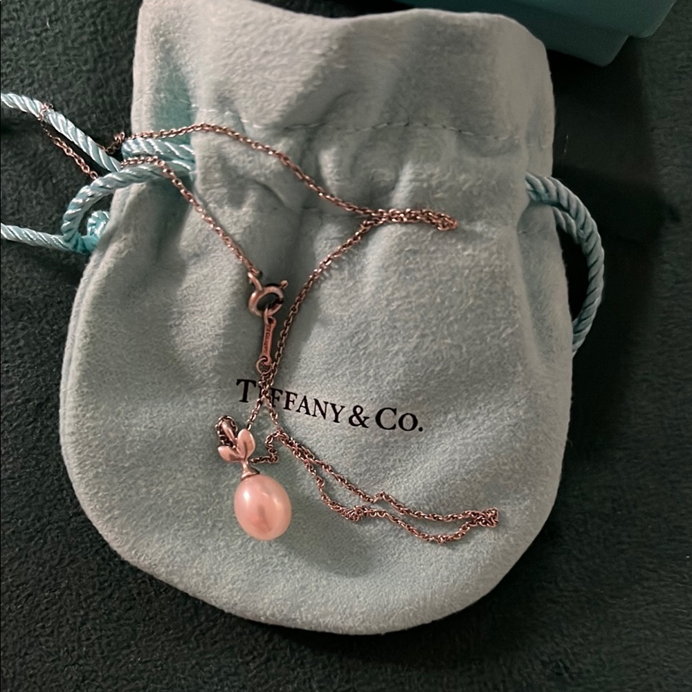 Tiffany & Co. Pink Pearl Necklace